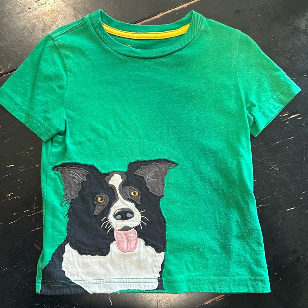 Mini Boden Dog shirt 2-3